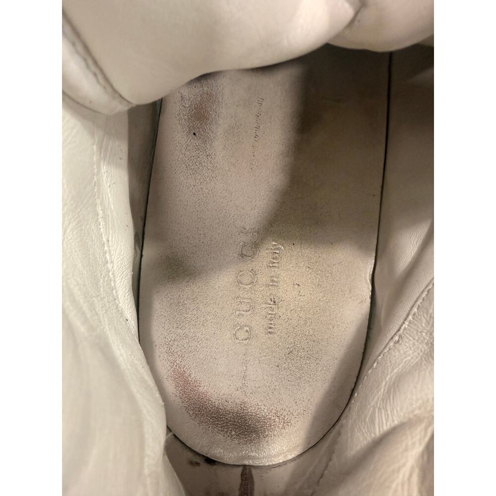 Gucci Bailing Fabric & Nappa Moorea Interlocking G High-Top Sneakers 12 - Picture 2 of 12